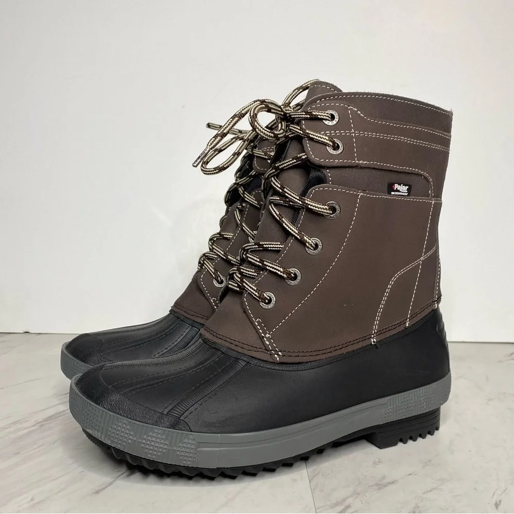 New! Pajar Leroy Insulated Brown Waterproof Boot 8M
